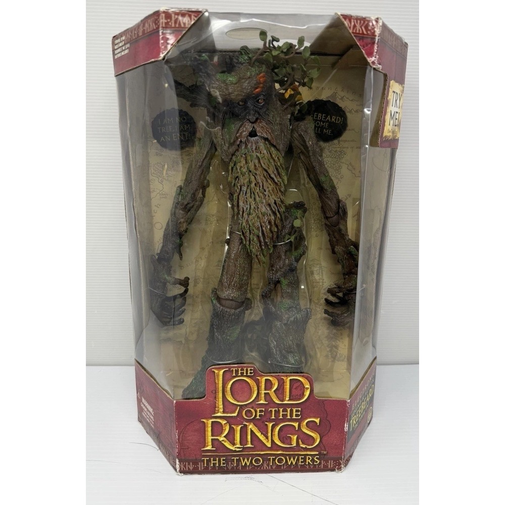 ToyBiz The Two Towers 15 inch TreeBeard The Talking Ent Figure Mint In Box